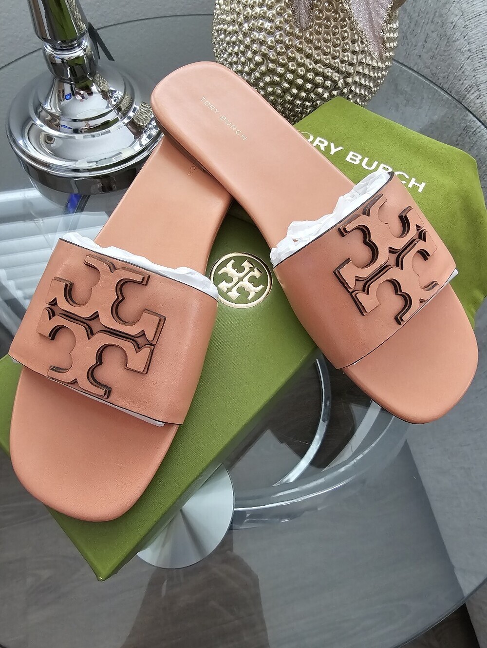 Tory Burch Ines Slide Soft Leather. Size 8.5